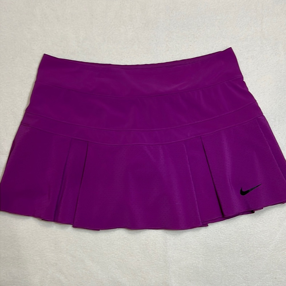 Nike Victory Breathe Tennis Athletic Skirt - Fuchsia - Medium